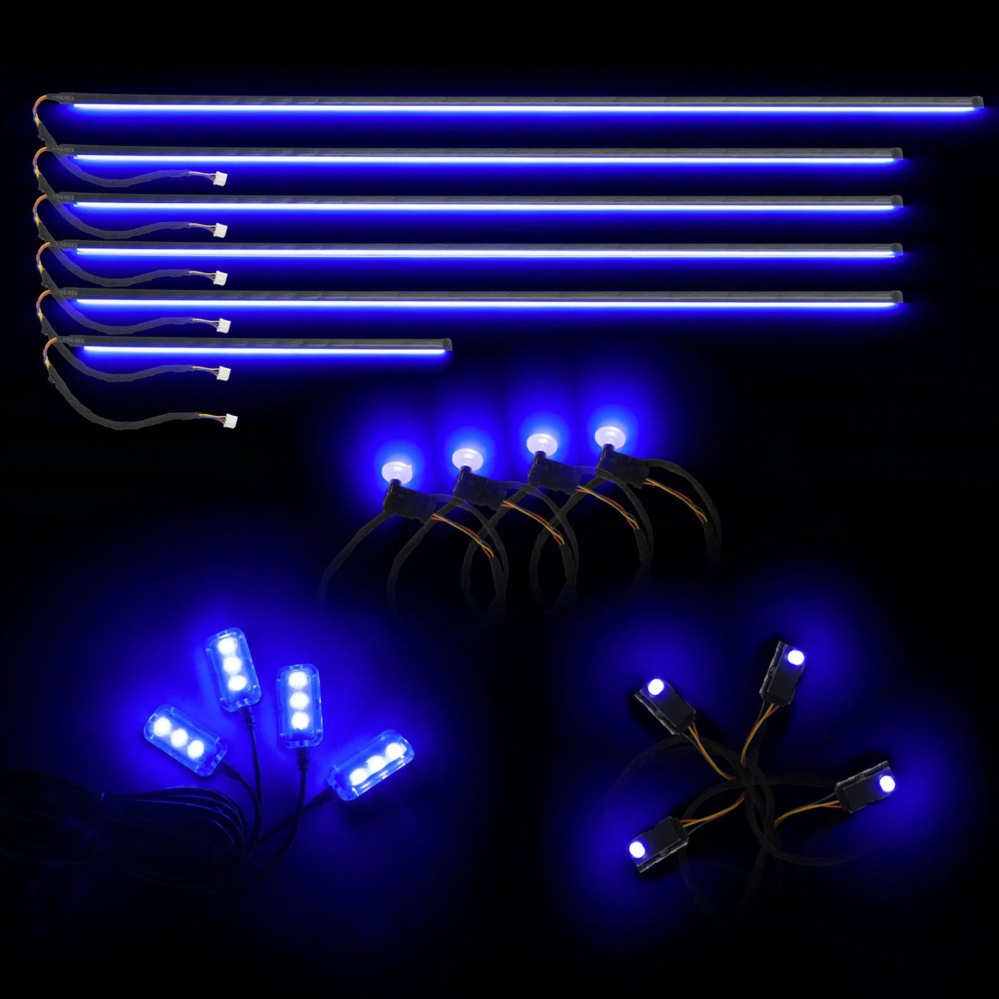 ORACLE Lighting Dynamic ColorSHIFT 18 Piece Universal Full LED Interior Dash Board Kit