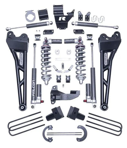 ReadyLift                                                    4" COILOVER SUSPENSION SYSTEM WITH FALCON MAX3.3 SHOCKS AND RADIUS ARMS - 2017-2022 FORD SUPER DUTY F250/F350 4WD