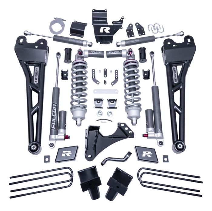ReadyLift                                                    6" COILOVER SUSPENSION SYSTEM WITH FALCON MAX3.3 SHOCKS AND RADIUS ARMS - 2017-2022 FORD SUPER DUTY F250/F350 4WD