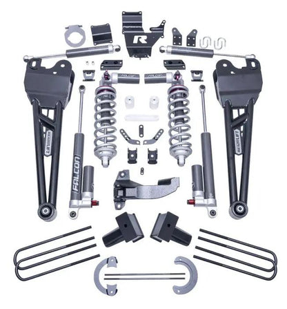 ReadyLift                                                    4" COILOVER SUSPENSION SYSTEM WITH FALCON MAX3.3 SHOCKS AND RADIUS ARMS - 2023-2026 FORD SUPER DUTY F250/F350 4WD