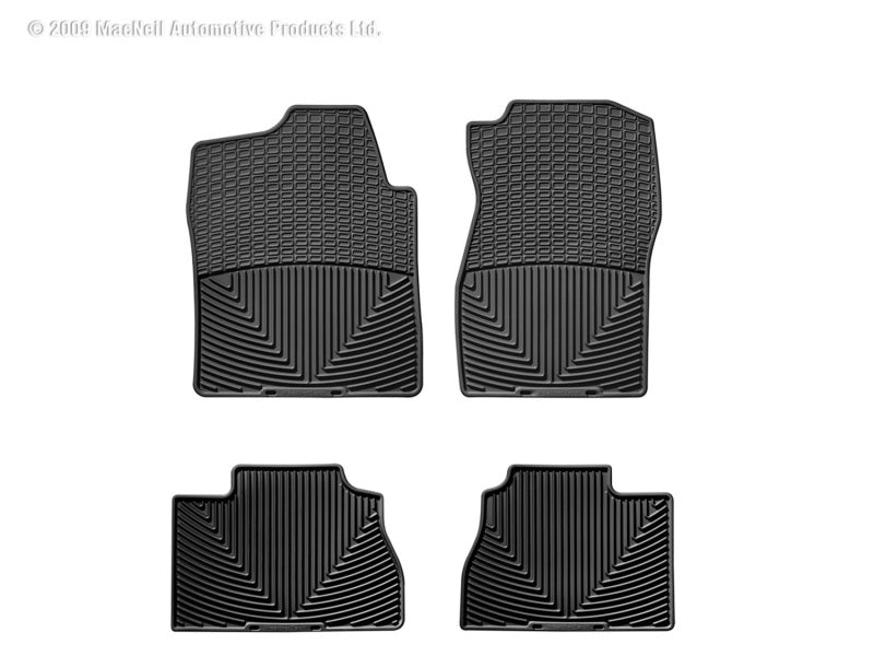 WeatherTech WT Rubber Mats - Rear - Blk by WeatherTech