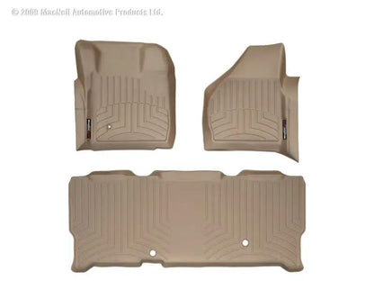 WeatherTech WT FloorLiner - Rear - Tan
