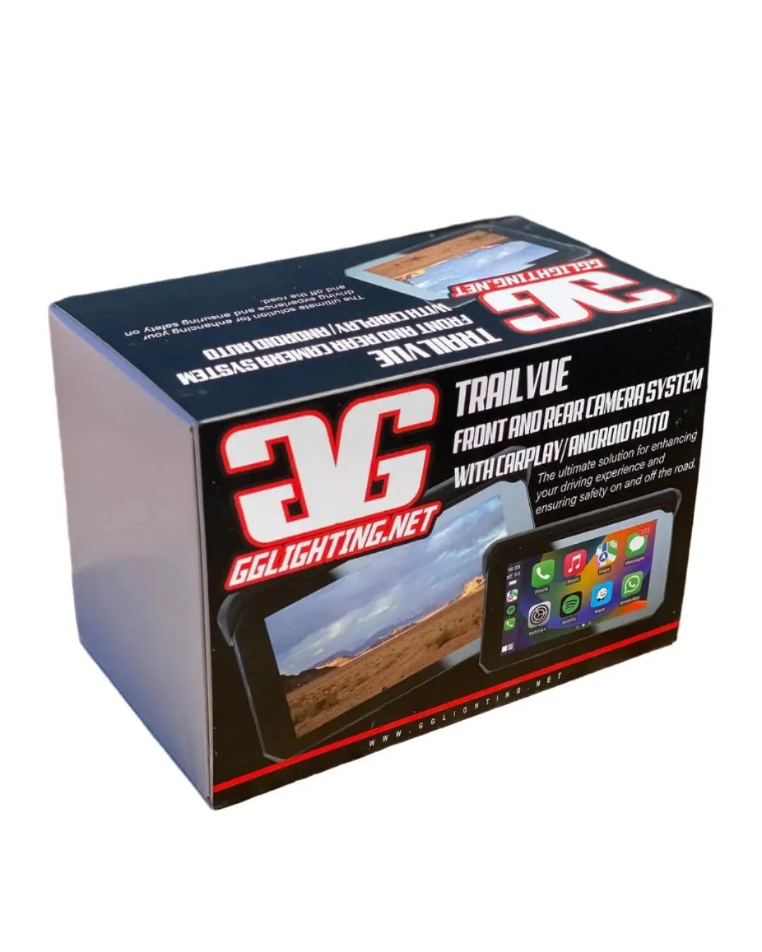 TrailVue Front and Rear Camera System with Carplay/Android Auto by GGLighting