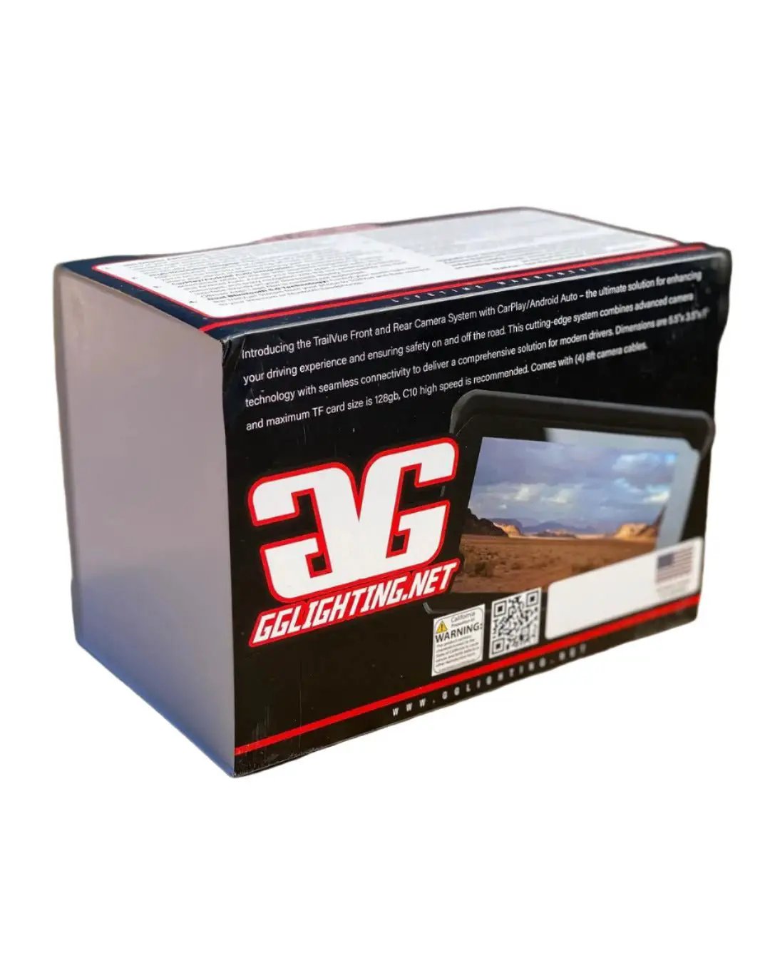 TrailVue Front and Rear Camera System with Carplay/Android Auto by GGLighting