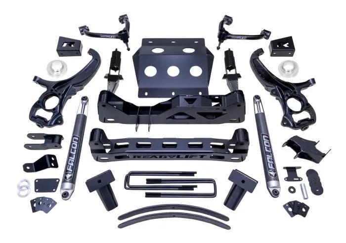 ReadyLift 8" Lift Kit - GM Silverado / Sierra 1500 - 2019-2024 With Falcon 2.1 Monotube Shocks by ReadyLift
