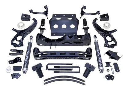 ReadyLift 8" Lift Kit - GM Silverado / Sierra 1500 - 2019-2024 With Falcon 2.1 Monotube Shocks by ReadyLift