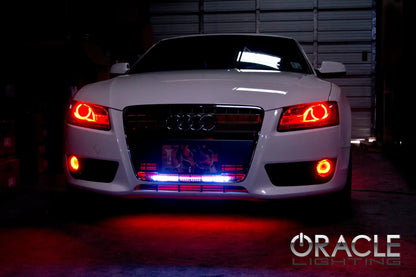 Oracle Lighting This scanner comes with the ColorSHIFT(tm) LEDs. Easy installation via any 12V source. Includes a wireless remote to control your scanner features. by Oracle Lighting