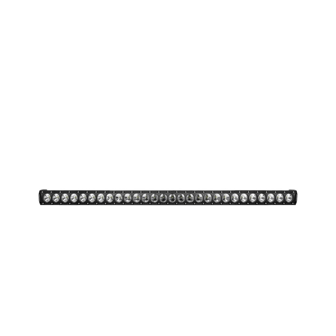 RIGID Industries The Revolve Light Bar is built with a high-grade aluminum alloy, an impact resistant nylon bezel, and is coated with a durable textured powder-coat finish. It features Broad-Spot optics and back-lit trim rings available in amber or white. by RIGID Industries
