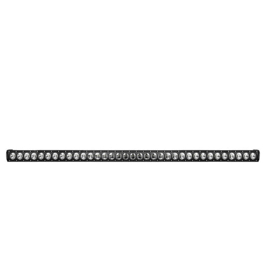 RIGID Industries The Revolve Light Bar is built with a high-grade aluminum alloy, an impact resistant nylon bezel, and is coated with a durable textured powder-coat finish. It features Broad-Spot optics and back-lit trim rings available in amber or white. by RIGID Industries
