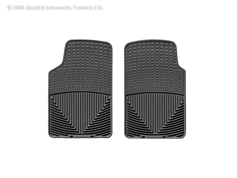 WeatherTech WT Rubber Mats - Front - Blk by WeatherTech