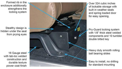 Tuffy Products TFY Underseat Drawer by Tuffy Products