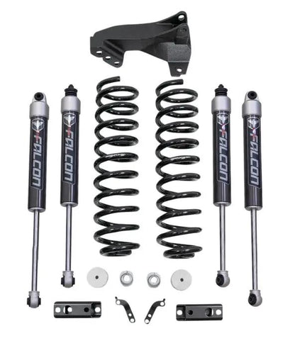 ReadyLift 2.5" Coil Spring Front Lift Kit W/Falcon 2.1 Monotube Shocks Front/Rear - Ford Super Duty Diesel 4WD 2017-2019 by ReadyLift