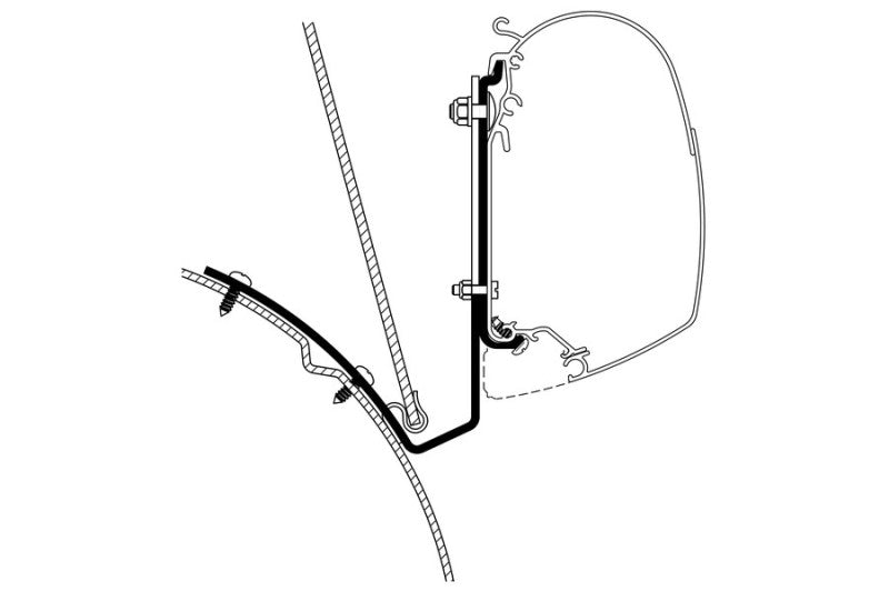 Thule THU HideAway Awning Adapters by Thule