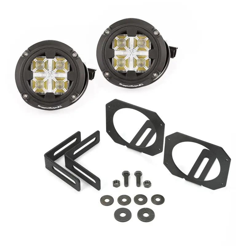 Rugged Ridge RUG Light Mounts by Rugged Ridge