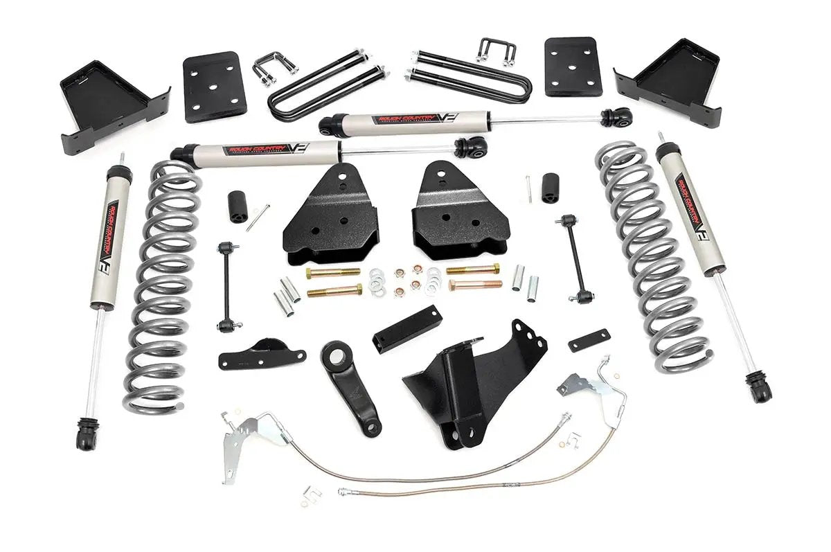 Rough Country 4.5 Inch Lift Kit | W/O Overloads | V2 | Ford F-250/F-350 Super Duty (08-10) by Rough Country