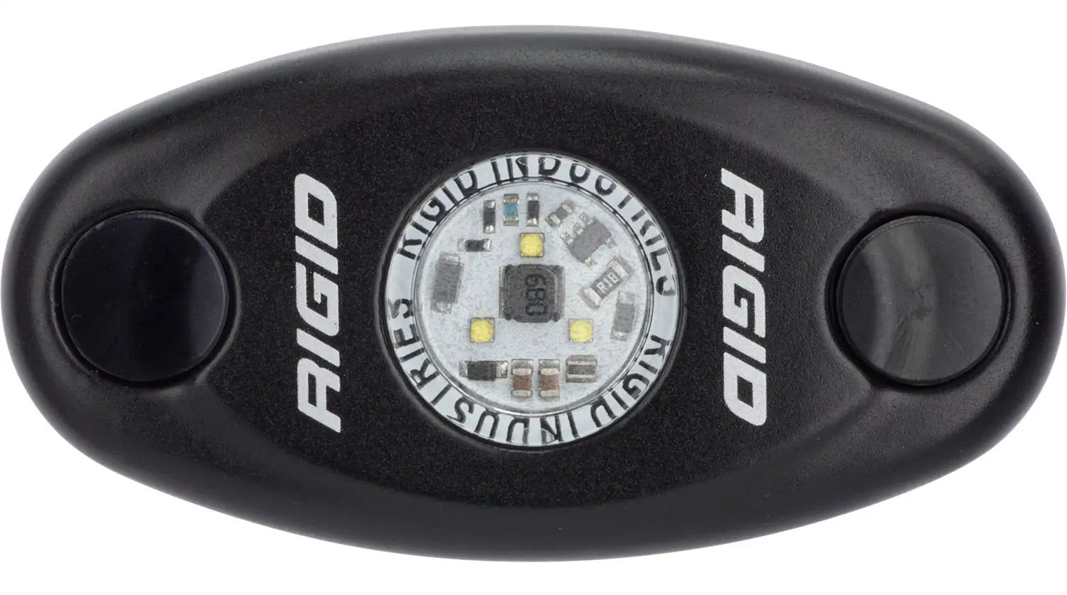 RIGID Industries A-Series LED Light, Low Power, Cool White, Black Housing, Single by RIGID Industries