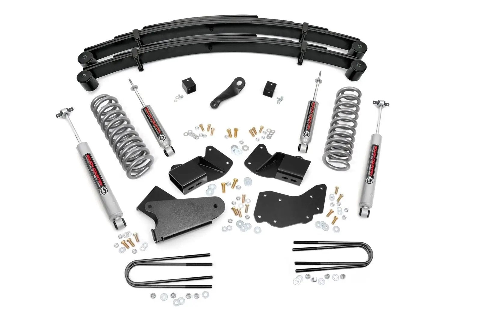 Rough Country 4 Inch Lift Kit | Rear Springs | Ford Ranger 4WD (1983-1997) by Rough Country