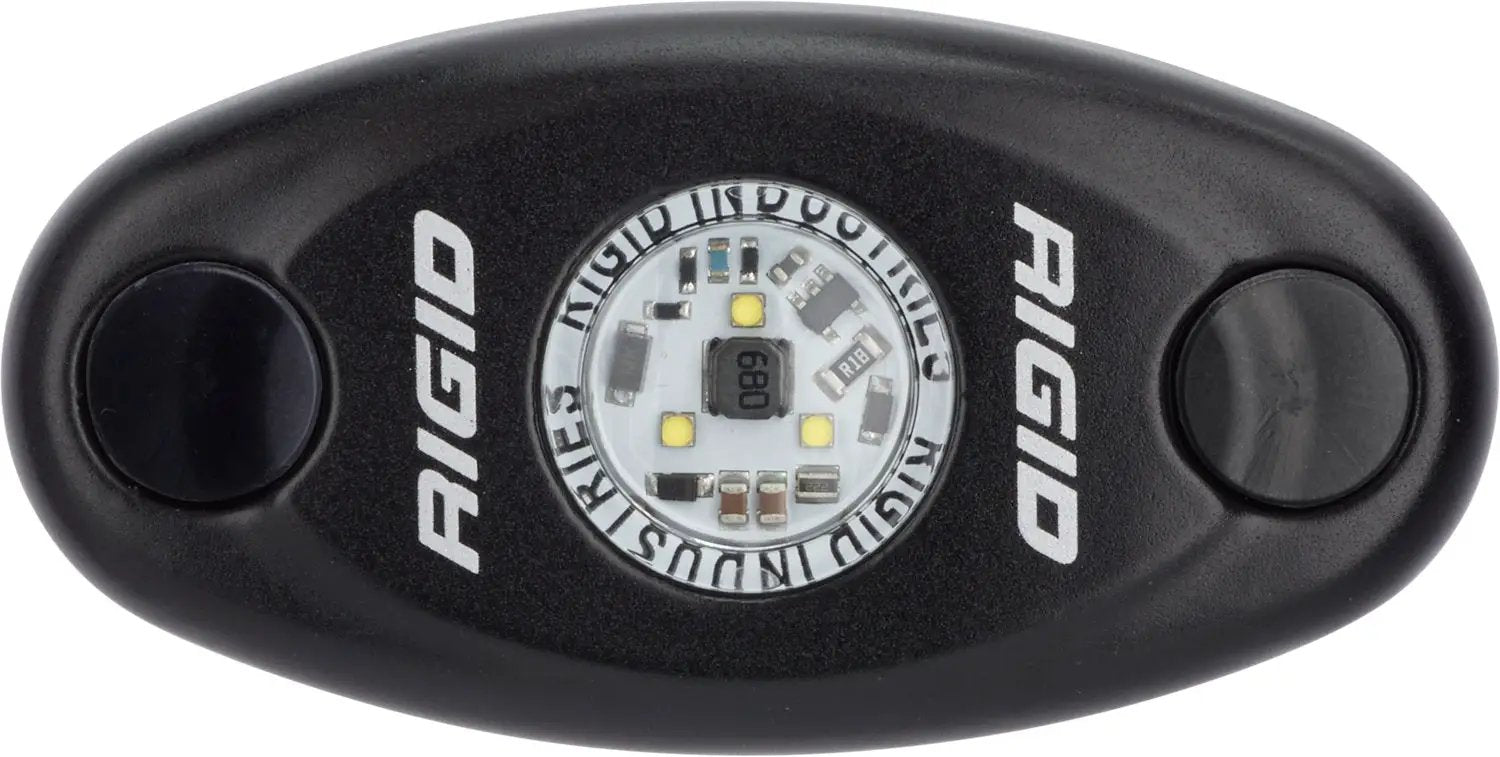 RIGID Industries A-Series LED Light, High Power, Amber, Black Housing, Single by RIGID Industries