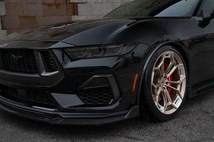NYTOP 2024-Current Ford Mustang GT Dry Carbon Grille Inserts by NYTOP