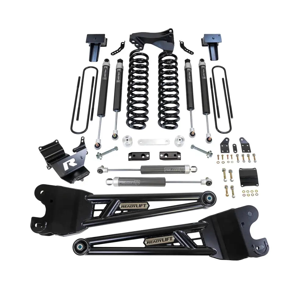 ReadyLift 4" COIL SPRING LIFT KIT WITH FALCON SHOCKS AND RADIUS ARMS - 2023 FORD SUPER DUTY F250/F350 4WD by ReadyLift