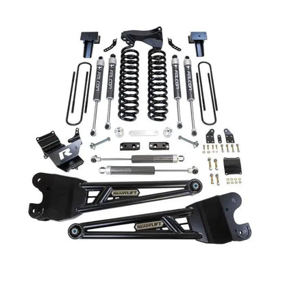 ReadyLift 4" COIL SPRING LIFT KIT WITH FALCON 2.1 SHOCKS AND RADIUS ARMS - 2023-2026 FORD SUPER DUTY F250/F-350 4WD by ReadyLift