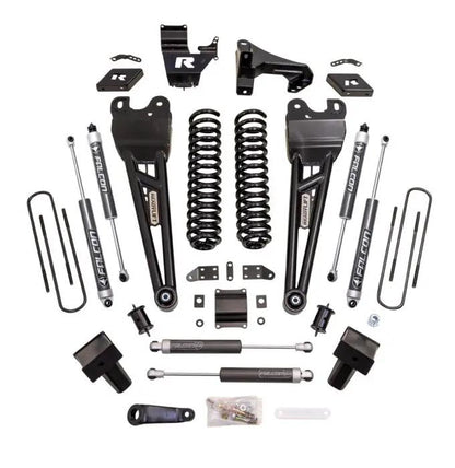 ReadyLift 6" COIL SPRING LIFT KIT WITH FALCON MAX2.1 SHOCKS AND RADIUS ARMS - 2023-2026 FORD SUPER DUTY F250/F350 4WD by ReadyLift