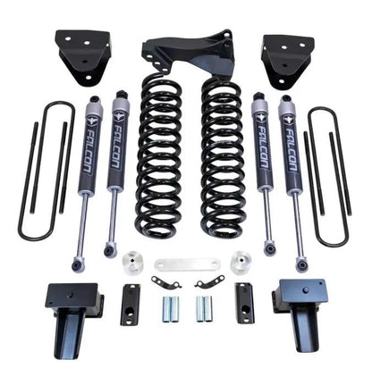 ReadyLift 4" Coil Spring Lift Kit With Falcon 2.1 Shocks - Ford Super Duty Diesel 4WD 2017-2022 F-350 And F-250 by ReadyLift