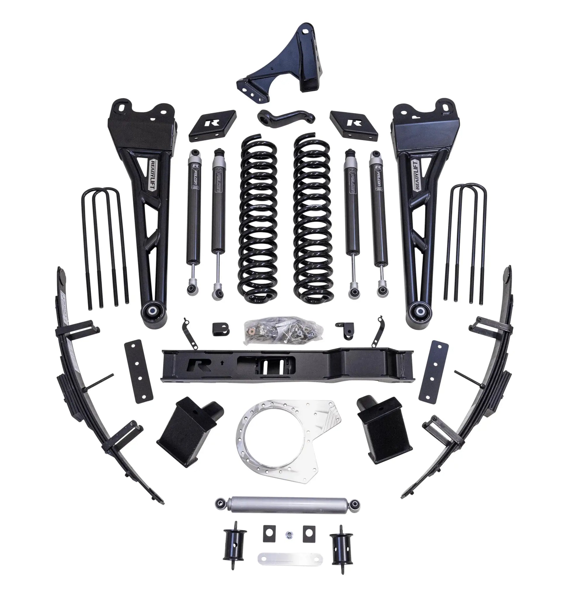 ReadyLift 8.5" Lift Kit W/ Falcon Shocks And Radius Arms - Ford Super Duty Diesel F250/F350 4WD 2017-2022 by ReadyLift