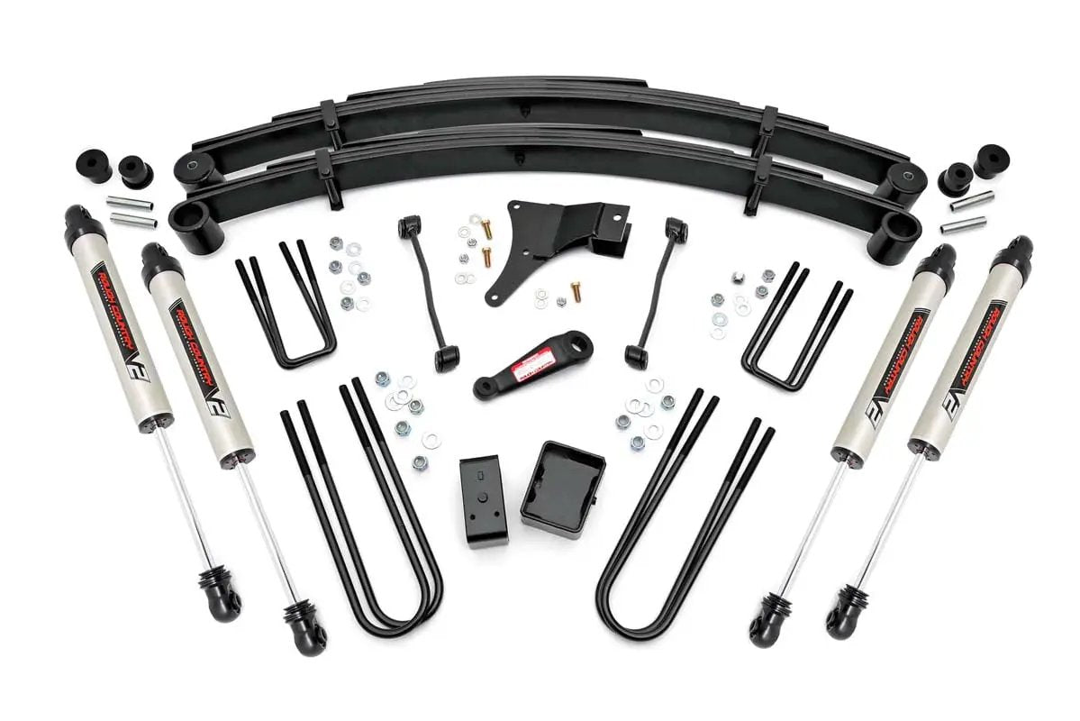 Rough Country 6 Inch Lift Kit | Rear Blocks | V2 | Ford F-250/F-350 Super Duty 4WD (1999) by Rough Country