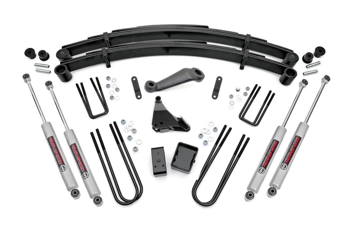 Kit de elevación de 6 pulgadas | Bloques traseros | Ford F-250/F-350 Super Duty 4WD (1999-2004)
