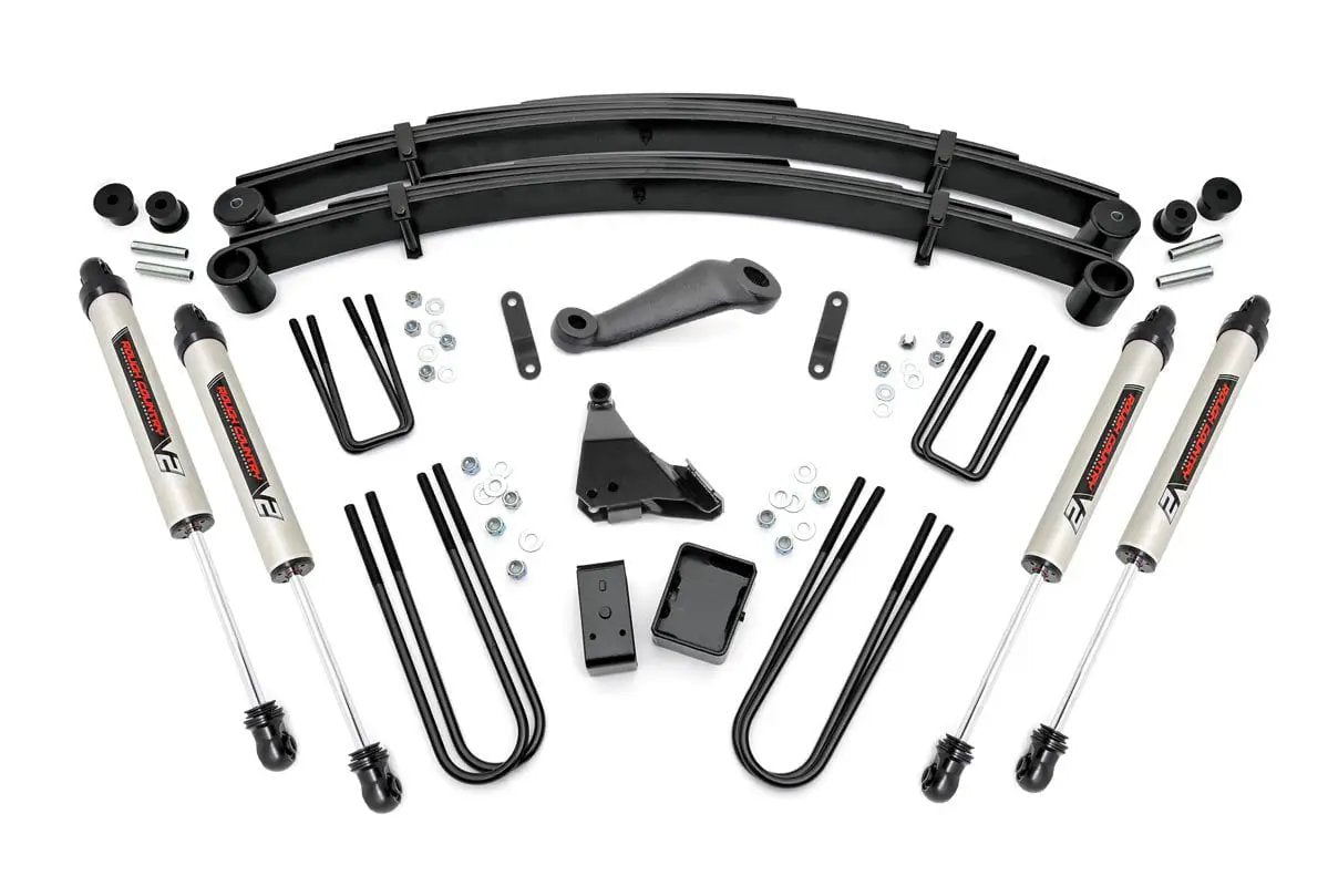 Rough Country 6 Inch Lift Kit | Rear Blocks | V2 | Ford F-250/F-350 Super Duty 4WD (99-04) by Rough Country
