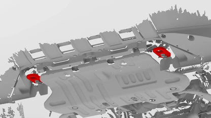 NYTOP 2024-Current Lexus GX550/Toyota Land Cruiser Lower Front Recovery Points by NYTOP