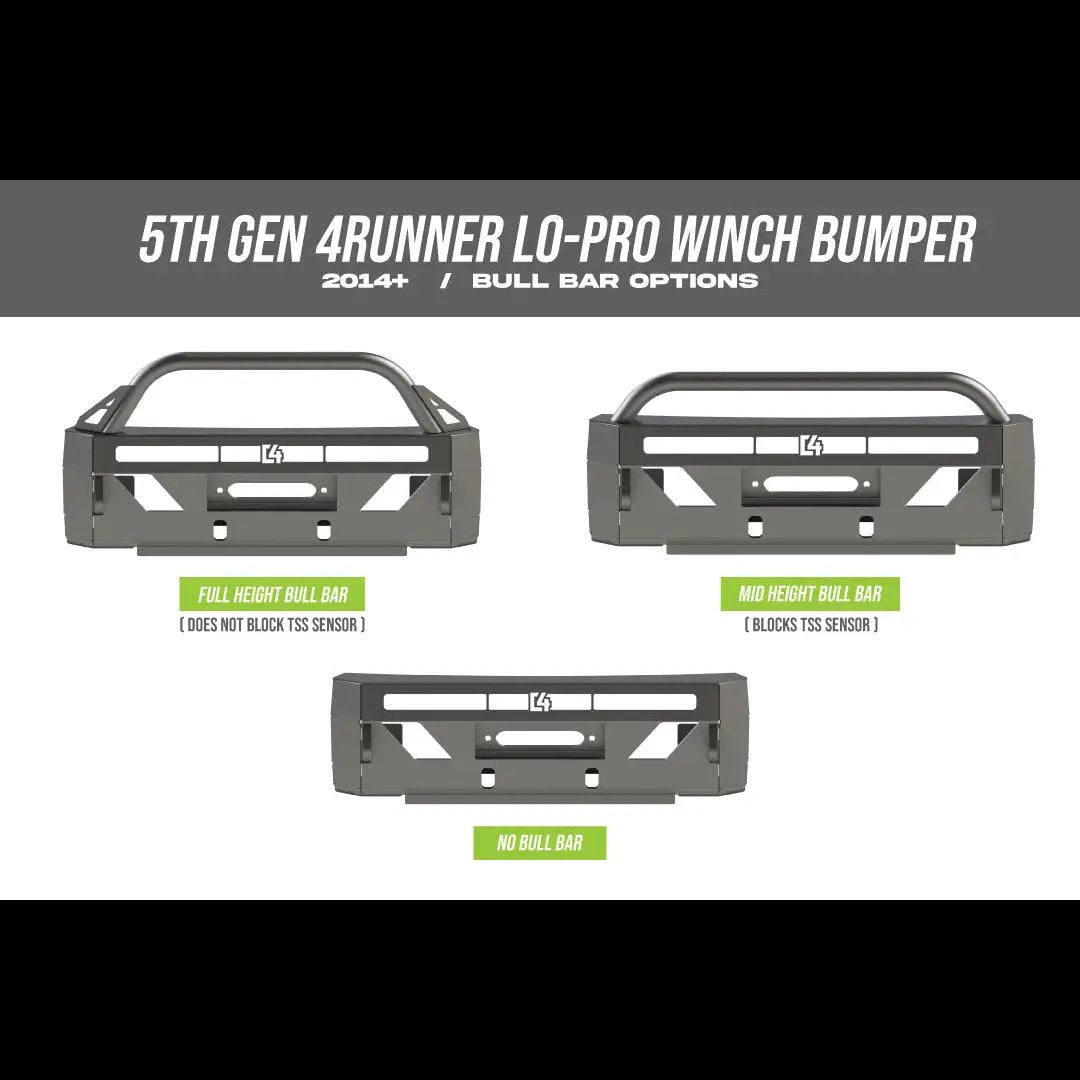 C4 Fabrication 4Runner Lo-Pro Winch Bumper / 5th Gen / 2014-2024 by C4 Fabrication