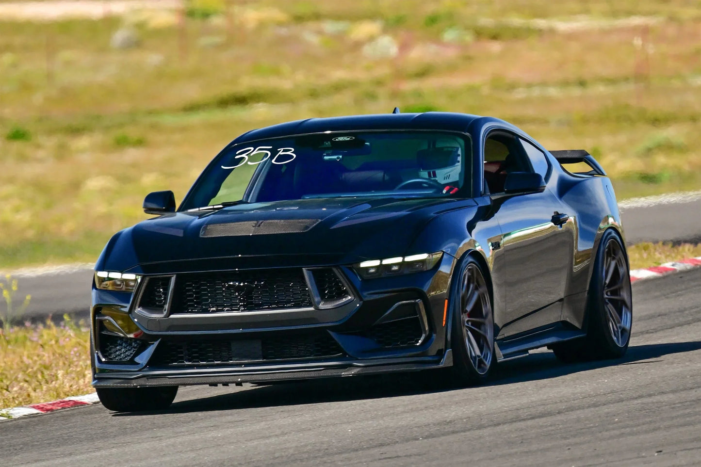 NYTOP 2024-Current Ford Mustang GT Dry Carbon Hood Vent