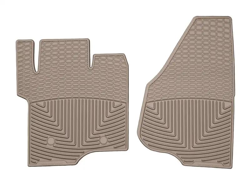 WeatherTech WT Rubber Mats - Front - Tan by WeatherTech
