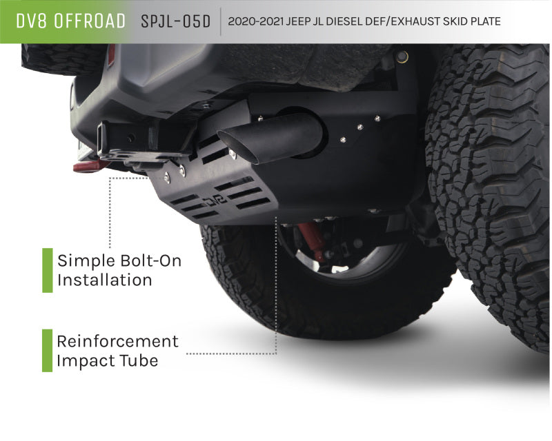 DV8 Offroad DVE Skid Plates