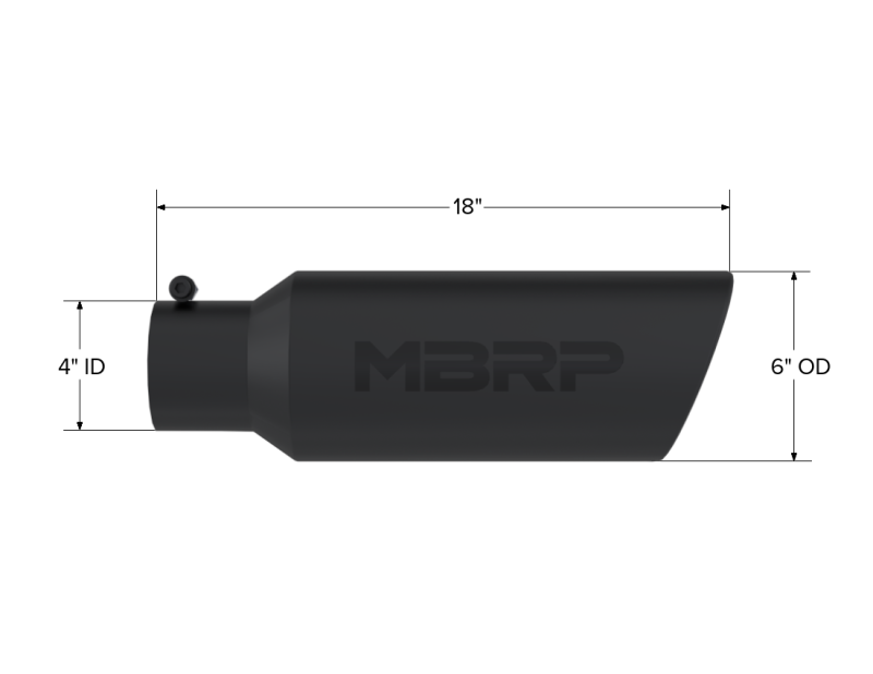 MBRP Univ Exhaust Tips BLK by MBRP