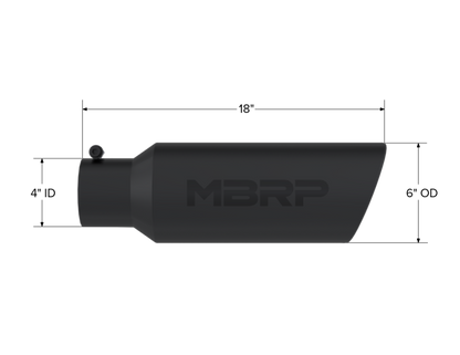 MBRP Univ Exhaust Tips BLK by MBRP