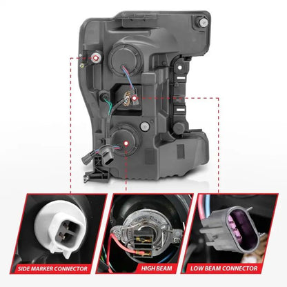 ANZO ANZ LED/Projector Headlights by ANZO