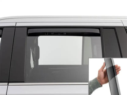 WeatherTech WT Deflector - Rear - Drk Smk by WeatherTech