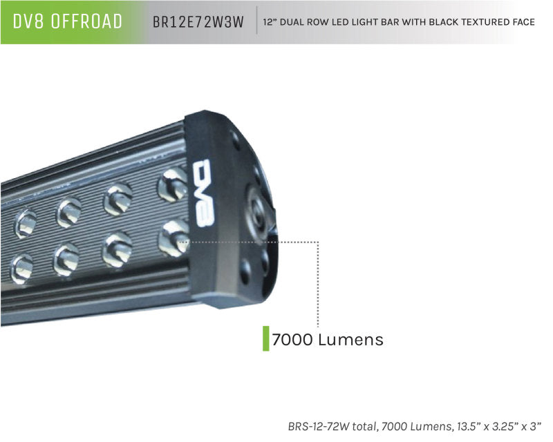 DV8 Offroad DVE LED Light Bars & Cubes