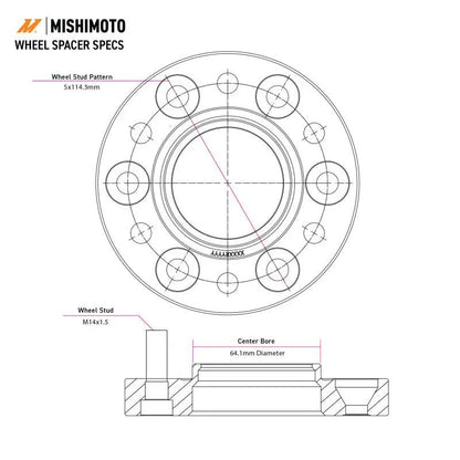 Mishimoto MM Wheel Spacers by Mishimoto