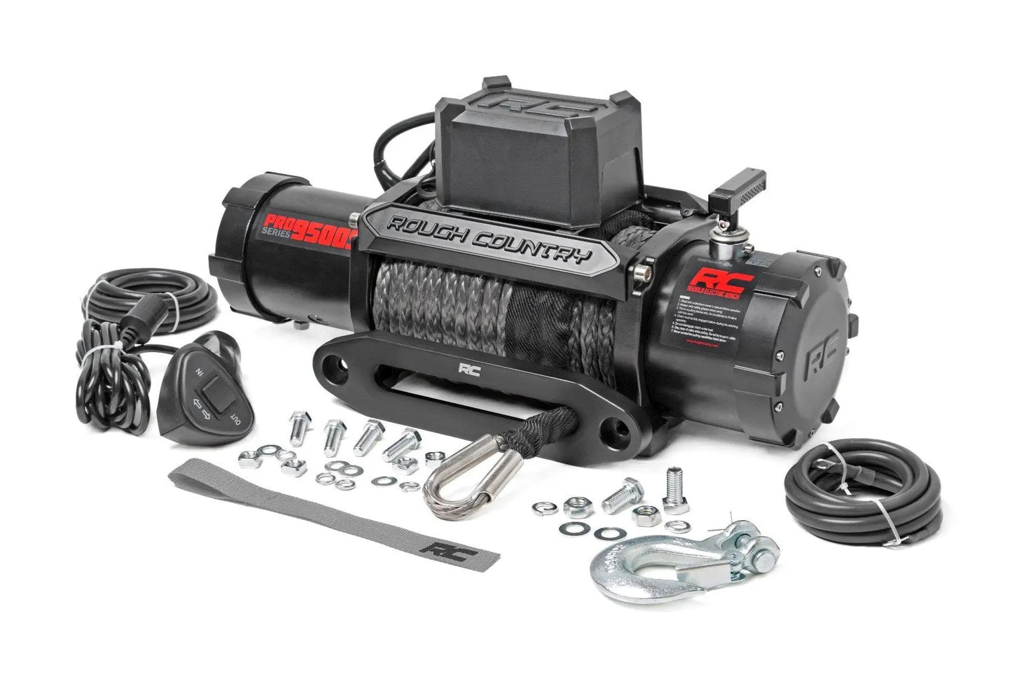 Rough Country 9500-Lb Pro Series Winch | Synthetic Rope by Rough Country