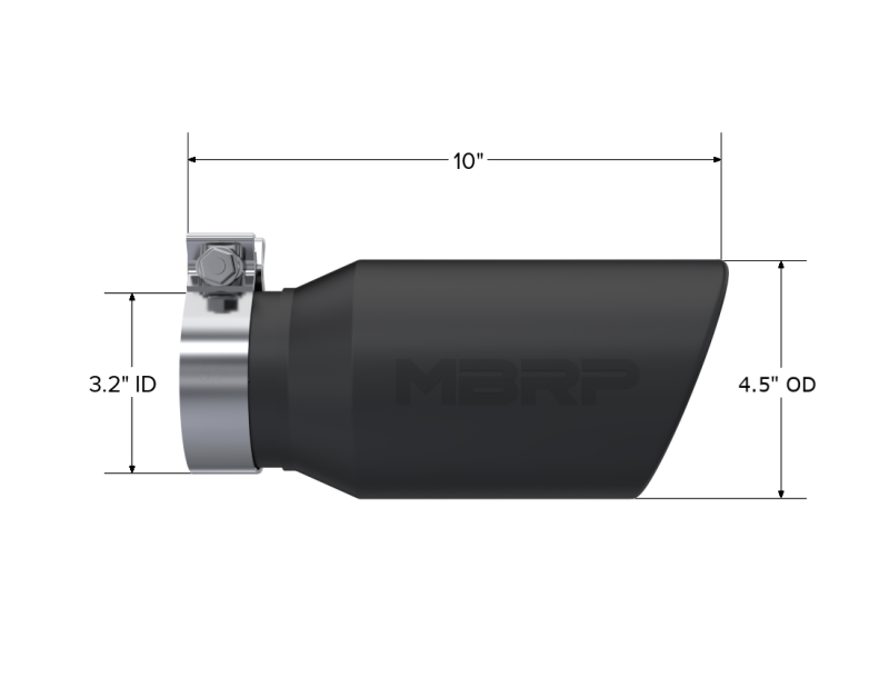 MBRP Univ Exhaust Tips BLK by MBRP