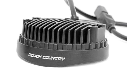 Rough Country 4 Inch Chrome Series LED Light | Round | Pair by Rough Country