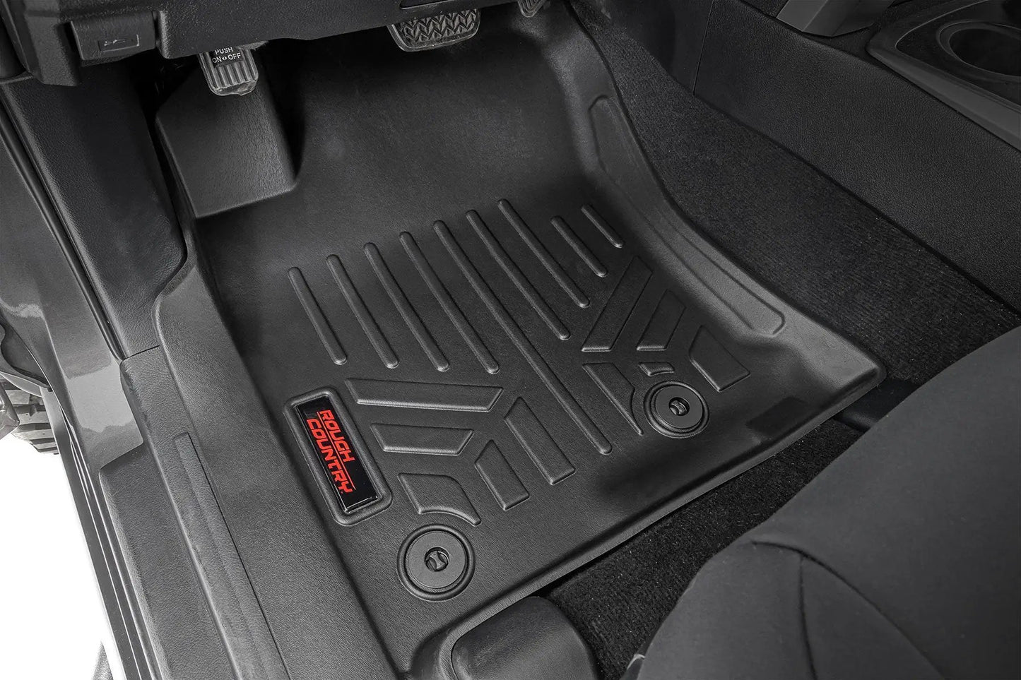 Rough Country Floor Mats | Front and Rear | Toyota 4Runner 2WD/4WD (2013-2024) by Rough Country