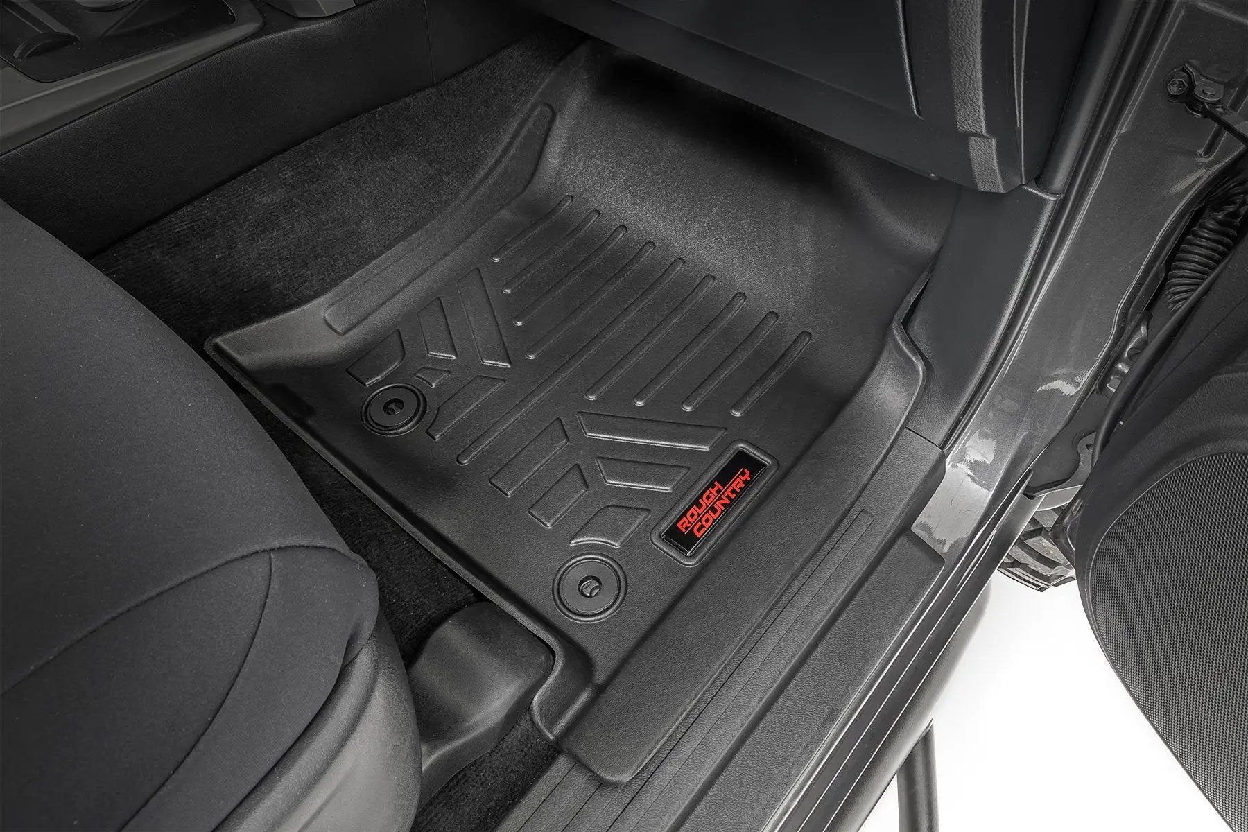 Rough Country Floor Mats | Front and Rear | Toyota 4Runner 2WD/4WD (2013-2024) by Rough Country