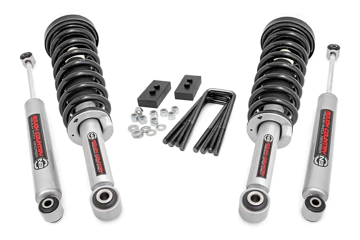 Rough Country 2 Inch Lift Kit | N3 Struts/N3 | Ford F-150 4WD (2009-2013) by Rough Country