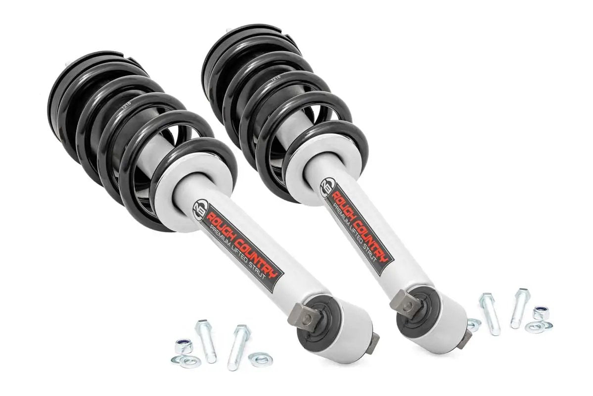 Rough Country Loaded Strut Pair | 6 Inch | Chevy Silverado 1500 2WD/4WD (2019-2026) by Rough Country