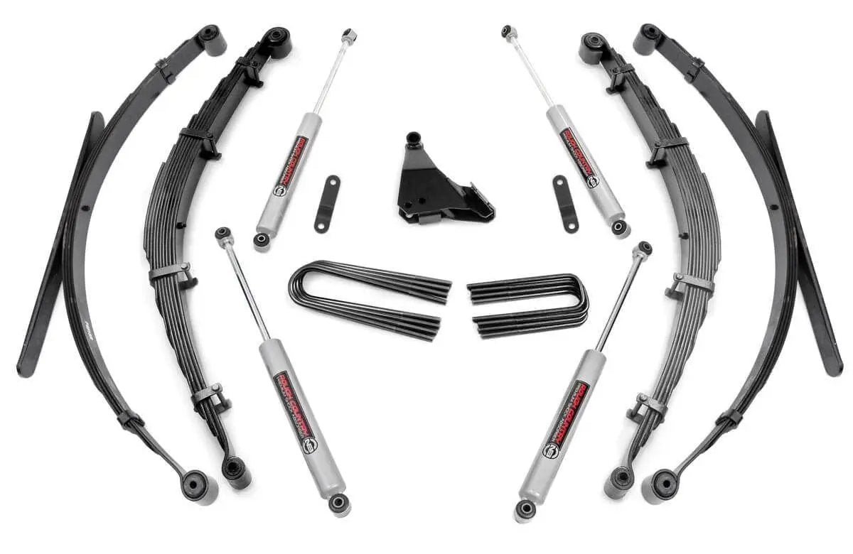 Rough Country 4 Inch Lift Kit | Rear Springs | Ford F-250/F-350 Super Duty 4WD (1999-2004) by Rough Country